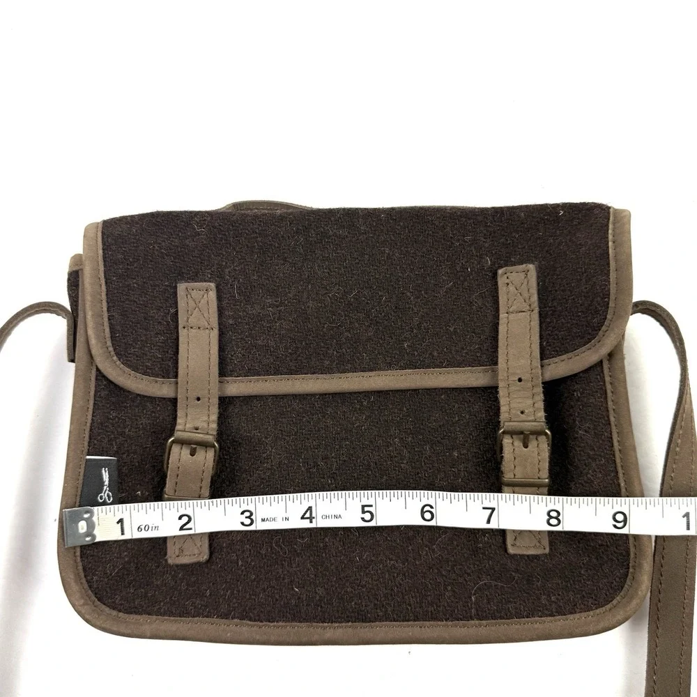 Walker Slater Harris Tweed Small Satchel Brown Wool Shoulder Bag Brand New